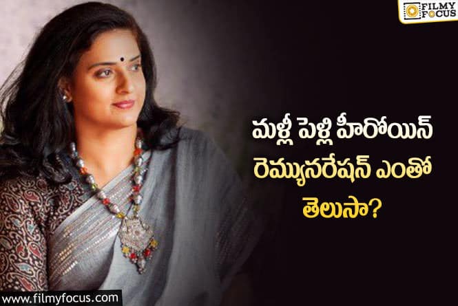 Pavitra Lokesh: పవిత్ర లోకేష్ రెమ్యునరేషన్ తెలిస్తే షాకవుతారు!