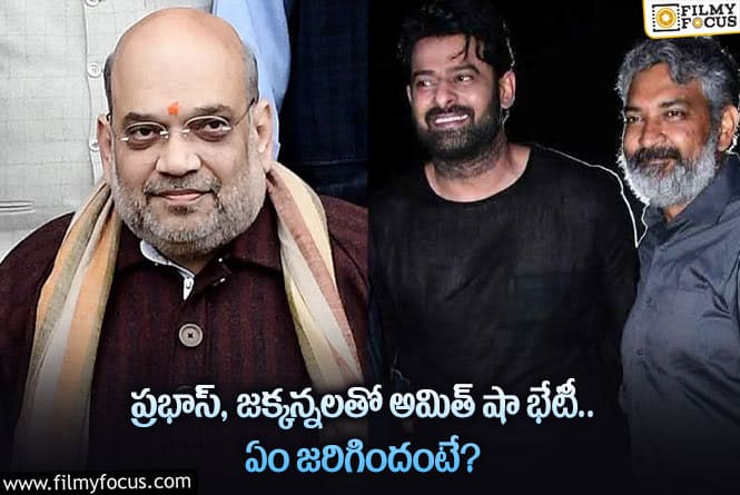 Amit Shah: అమిత్ షా ప్రభాస్, జక్కన్నలను కలవడానికి రీజన్ ఇదేనా?