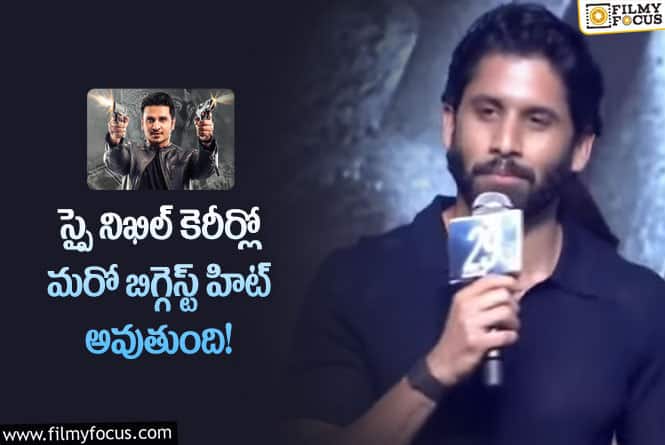 Naga Chaitanya, Nikhil: స్పై గురించి నాగ చైతన్య ఆసక్తికర కామెంట్లు!