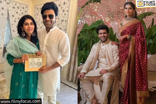 Sharwanand: పెళ్లి తర్వాత భార్యతో శర్వానంద్ బ్యూటిఫుల్ మూమెంట్స్.. వైరల్ అవుతున్న ఫోటోలు!