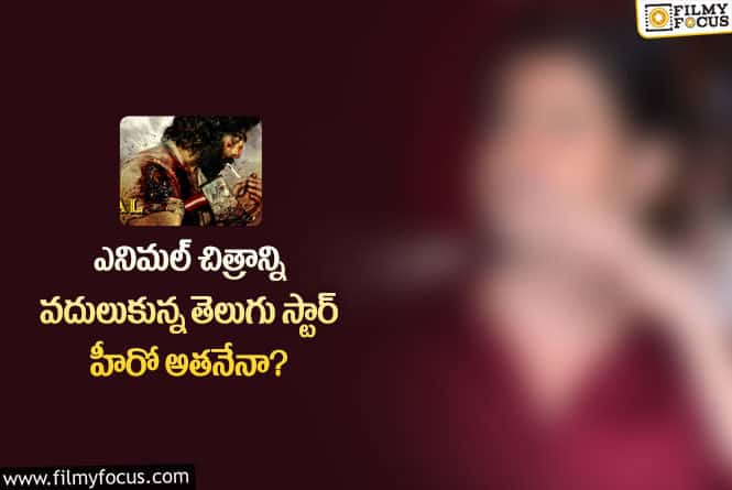 Animal Movie: ఎనిమల్  చిత్రాన్ని ఆ హీరో గోల్డెన్ ఛాన్స్ మిస్ అయ్యాడుగా!