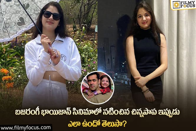 Harshaali Malhotra: సల్మాన్ ఖాన్ తో నటించిన మున్నీ.. ఇప్పుడు ఎంత అందంగా ఉందో చూస్తే మతిపోతోంది!