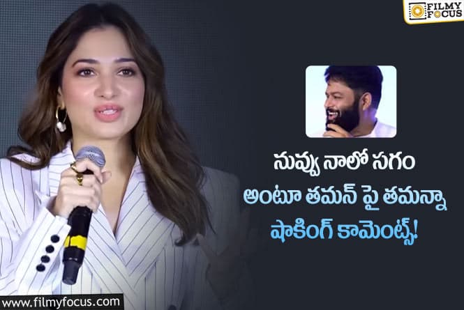 Tamanna: చిరంజీవి గారు తమన్ అంటూ పిలిచేవారు: తమన్నా