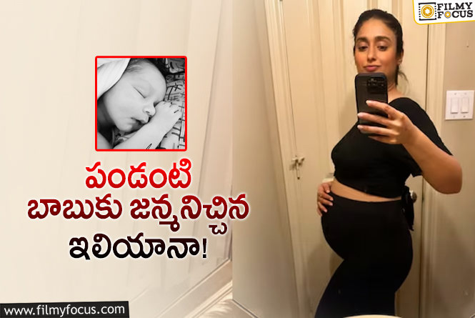 Ileana Baby: ఇలియానా కొడుకుని చూశారా ఎంత ముద్దుగా ఉన్నాడో!