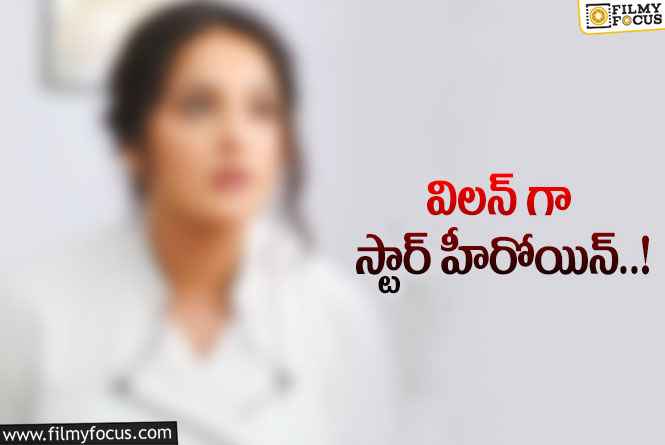 Actress: విలన్ గా ఆ హీరోయిన్ ను చూస్తే  గూస్ బంప్స్ రావాల్సిందే..!