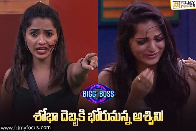 Bigg Boss 7 Telugu: అశ్విని ఏడుపుకి షాక్ అయిన హౌస్ మేట్స్..! శోభాశెట్టి ఫైర్..! అసలు గొడవేంటంటే.?