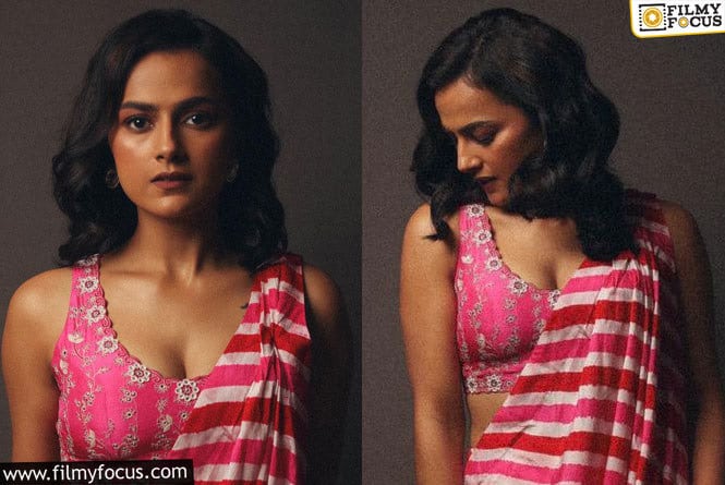 Shraddha Srinath: సంప్రాదాయ దుస్తుల్లో గ్లామర్ ఒలకపోసిన నాని హీరోయిన్ శ్రద్ధా శ్రీనాథ్..!