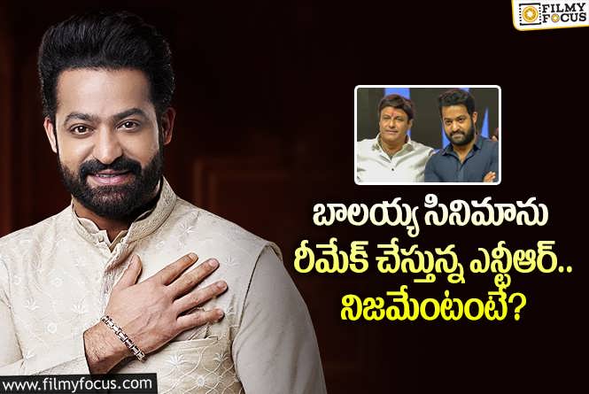 Balayya Babu, Jr NTR: బాలయ్య బ్లాక్ బస్టర్ సినిమాను తారక్ రీమేక్ చేస్తున్నారా.. ఏమైందంటే?