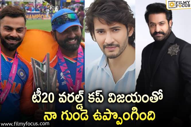 Tollywood: టీ20 వరల్డ్ కప్ లో విజయం.. మహేష్, బన్నీ, తారక్, జక్కన్న రియాక్షన్స్ ఇవే!