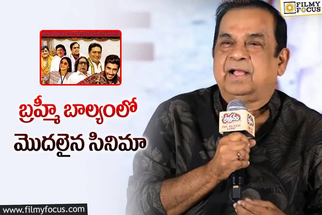 Brahmanandam: దాన్ని బతికించడానికి ఈ సినిమా చేశా.. బ్రహ్మానందం కామెంట్స్‌ వైరల్‌.!