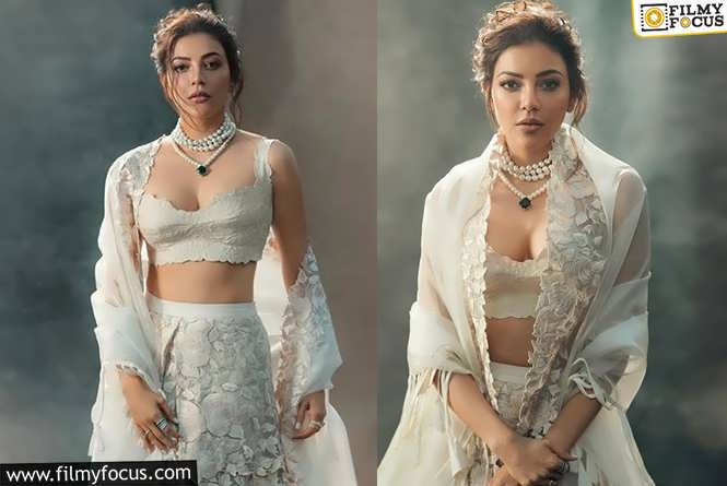 Kajal Aggarwal: వైట్ డ్రెస్సులో ‘కాజల్’ అందాలు.. వైరల్ అవుతున్న ఫోటోలు..!