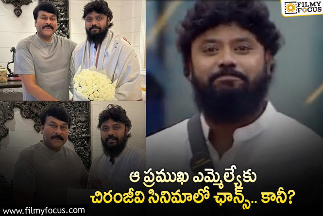 Chiranjeevi: చిరంజీవి సినిమాలో ఛాన్స్ దక్కిందని చెబుతున్న ఎమ్మెల్యే.. ఎవరంటే?