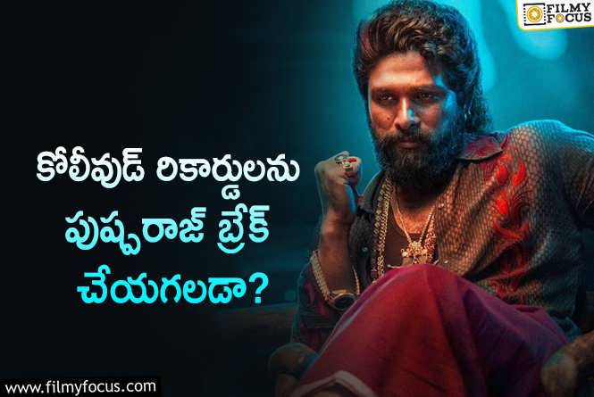 Pushpa 2: తమిళంలో టాప్ టాలీవుడ్ కలెక్షన్స్.. పుష్ప 2 టార్గెట్ ఎంత?