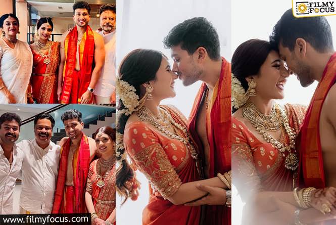 Kalidas Jayaram Wedding Photos: వైరల్ అవుతున్న సీనియర్ స్టార్ హీరో కొడుకు పెళ్లి ఫోటోలు!