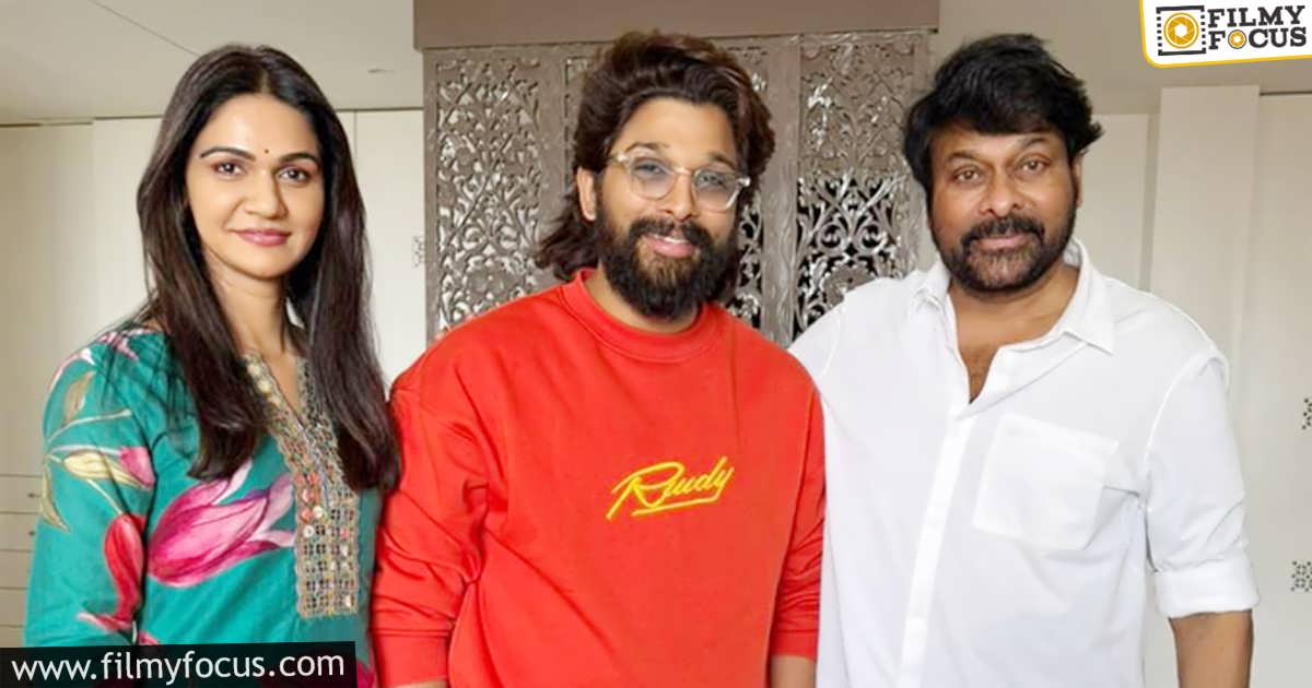 Allu Arjun meets Chiranjeevi2