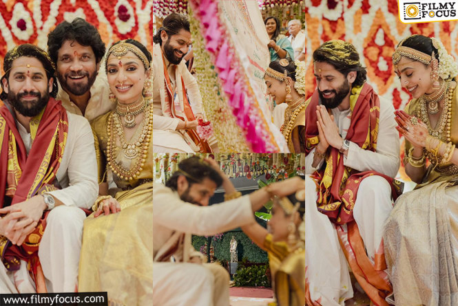 Naga Chaitanya, Sobhita Wedding Photos: ఘనంగా నాగ చైతన్య- శోభిత..ల పెళ్ళి… వైరల్ అవుతున్న ఫొటోలు!