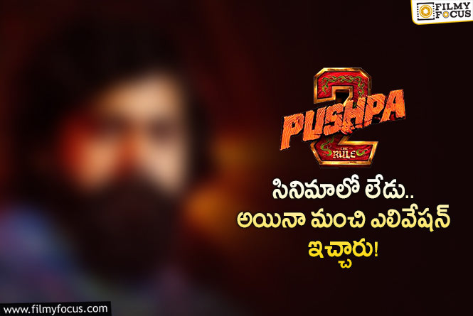 Pushpa 2: ‘పుష్ప 2’ లో లేకపోయినా హైలెట్ అయిన నటుడు అతనే..!