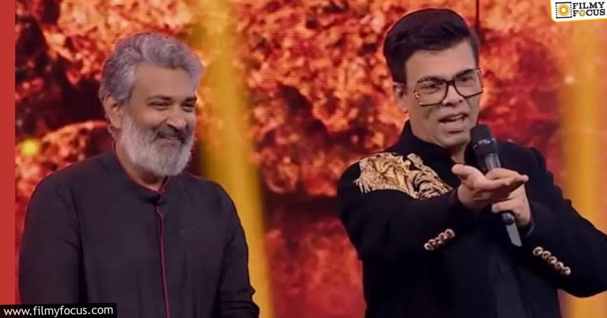 Karan Johar comments on Rajamouli movie making