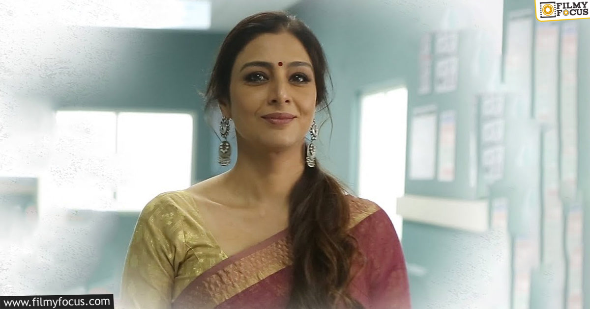 The reason behind why Tabu not doing movies in Telugu