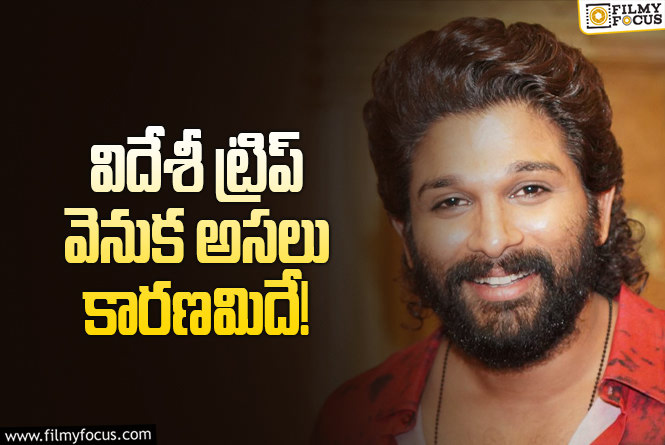 Allu Arjun: అల్లు అర్జున్ స్పెషల్ ట్రైనింగ్.. అసలు రీజన్ ఇదేనా?