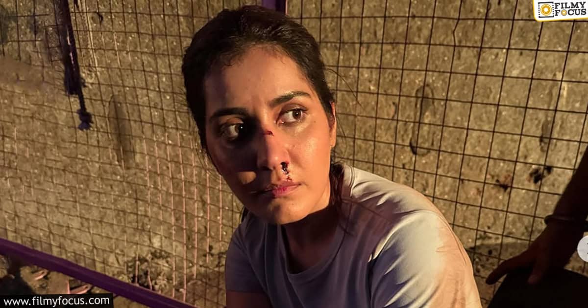 Rashi Khanna Injured During Action Sequence On The Sets (1)