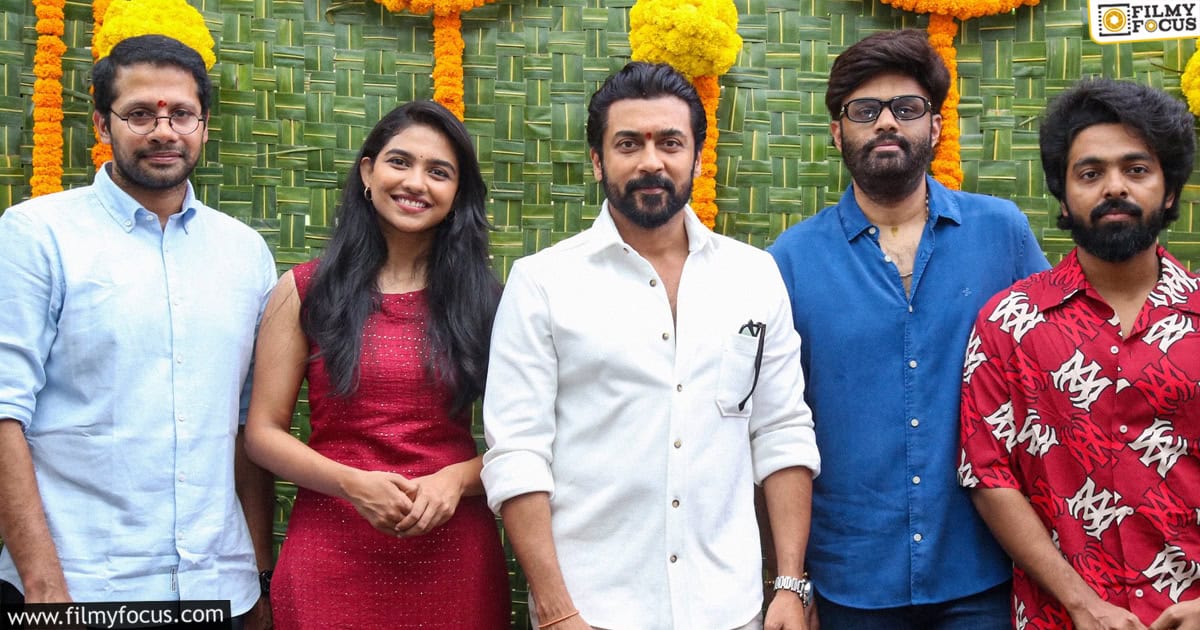 Suriya’s New Film with Venky Atluri Launched with a Pooja Ceremony (1)