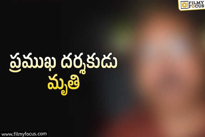 గుండెపోటుతో దర్శకుడు కన్నుమూత!