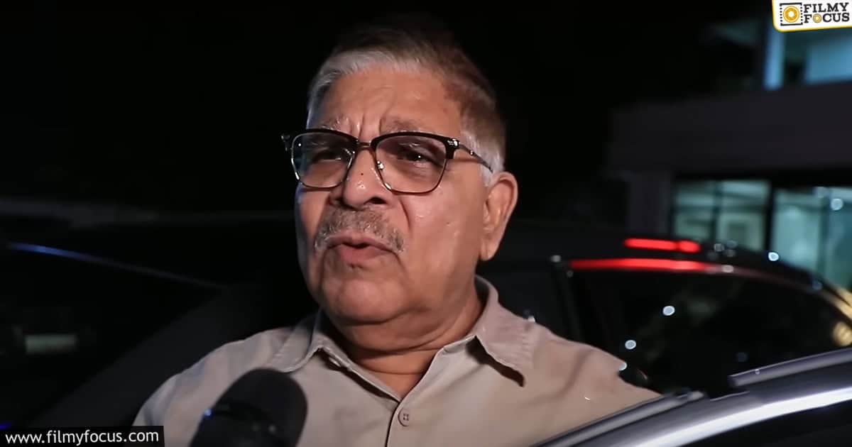 Allu Aravind responds on ED investigation