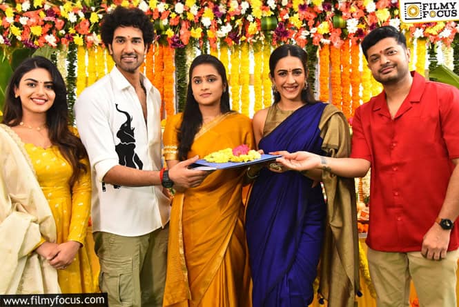 సంగీత్ శోభన్, నయన్ సారిక జంటగా మూవీ పూజా కార్యక్రమాలతో ఘనంగా ప్రారంభం