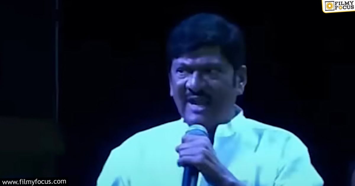 Rajendra Prasad issue speech again