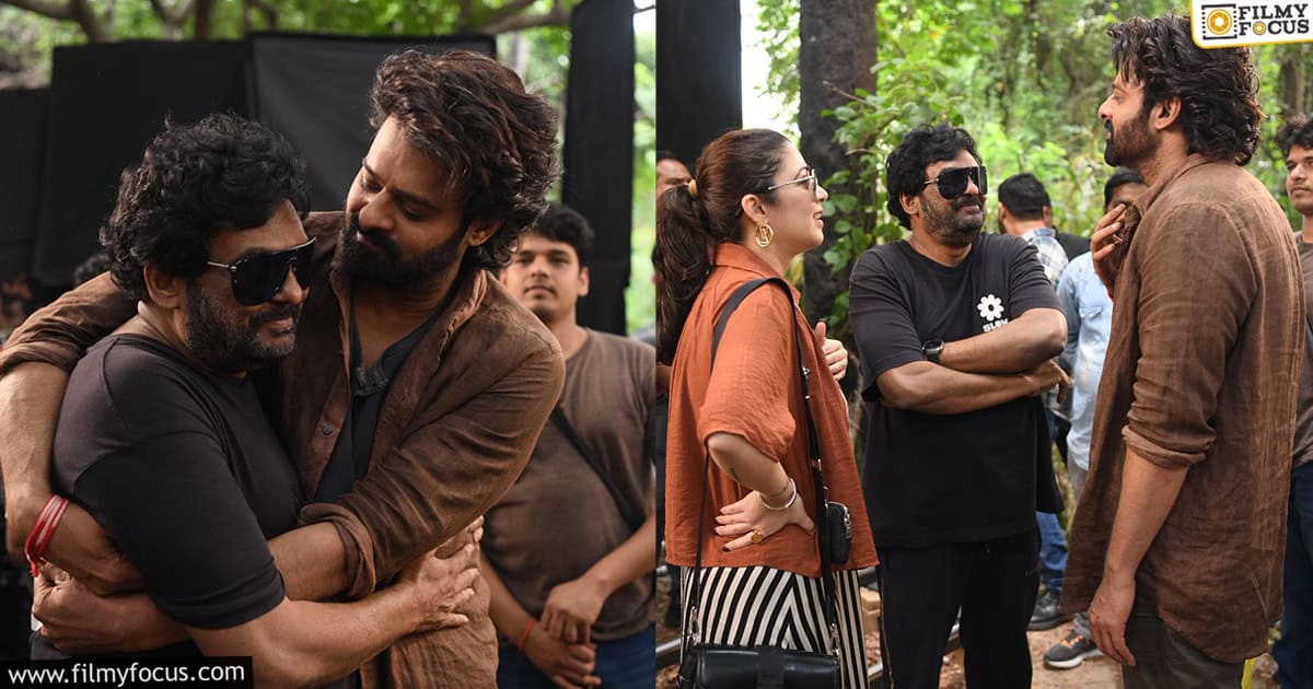 puri - charmi - prabhas get together