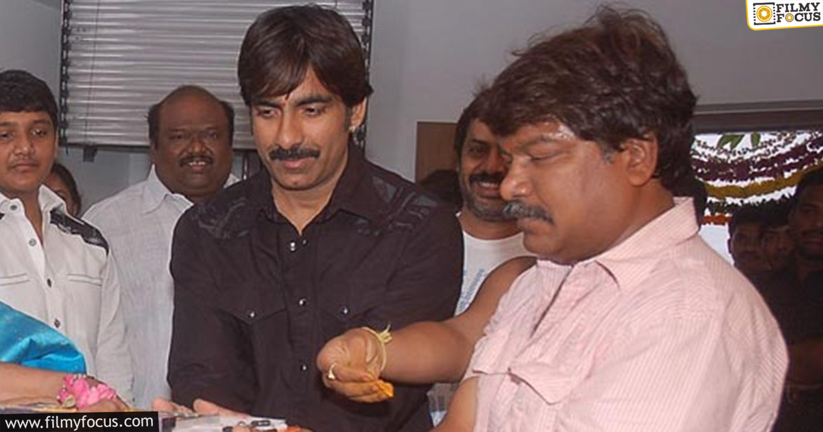 A Shocking Story Between Ravi Teja and Krishna Vamsi