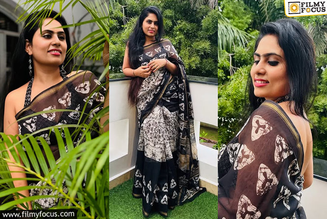 Dil Raju wife Tejaswini: హీరోయిన్‌లకు ఏమాత్రం తీసిపోని దిల్ రాజు భార్య.. బ్లాక్ శారీలో తేజస్విని ఫోటోలు వైరల్!