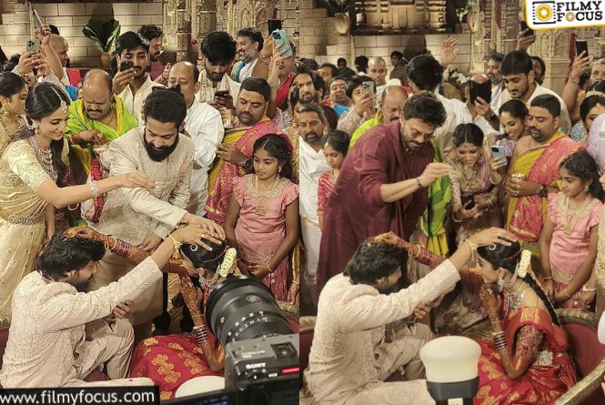 Narne Nithin: ఘనంగా నార్నె నితిన్‌ వివాహం.. వీడియోల్లో తారక్‌ని చూశారా?