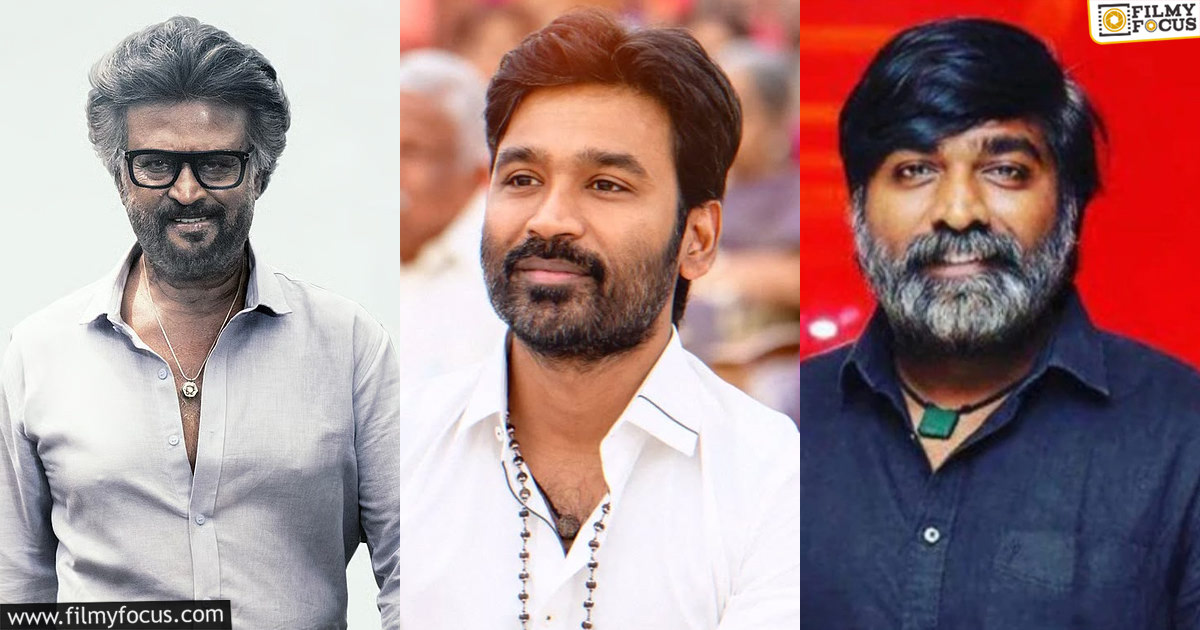 Rajinikanth, Dhanush and Vijay Sethupathi impact on Tollywood
