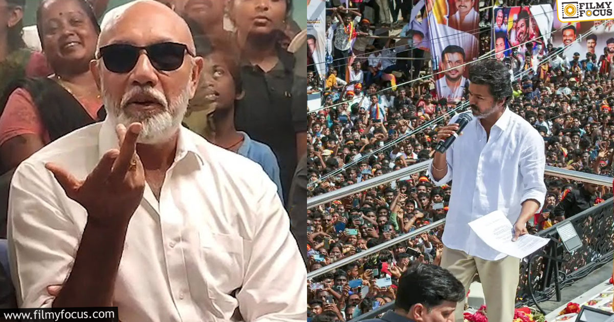 Sathyaraj strongly reacts to Vijay's rally