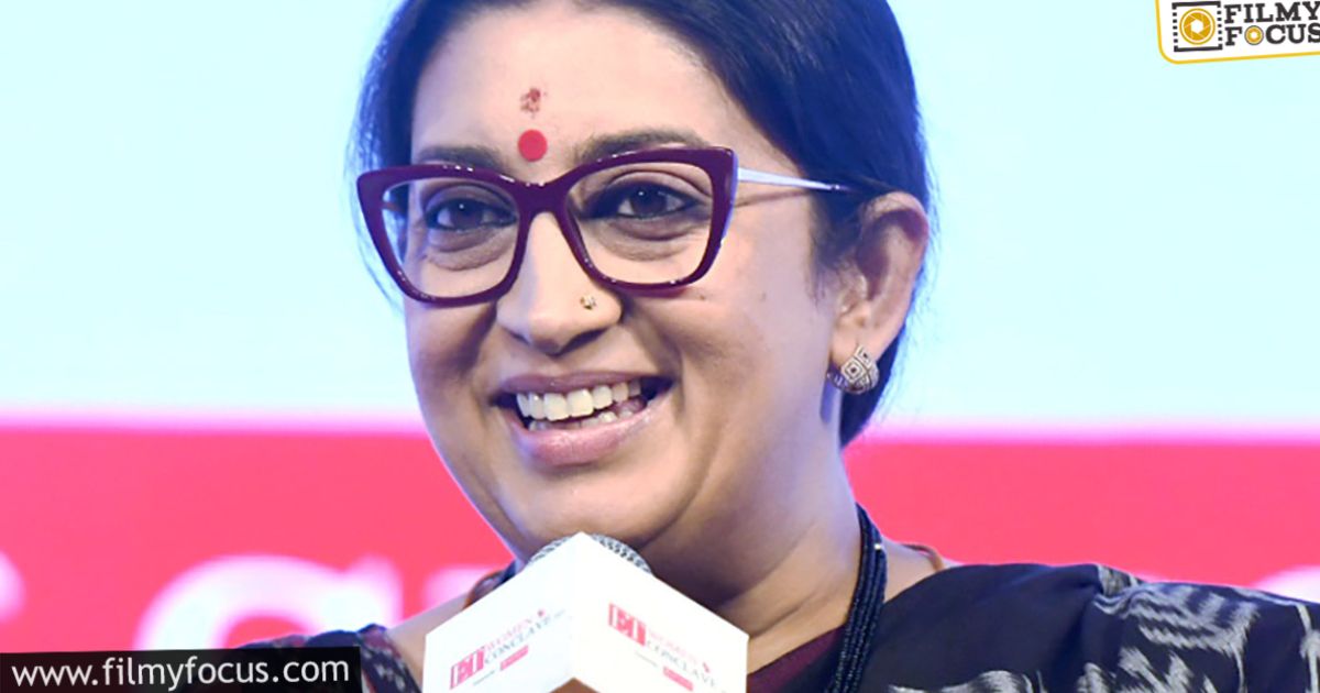 smriti irani about working hours