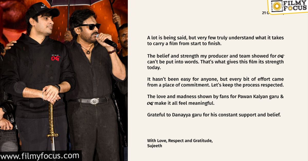 why sujeeth reacted now
