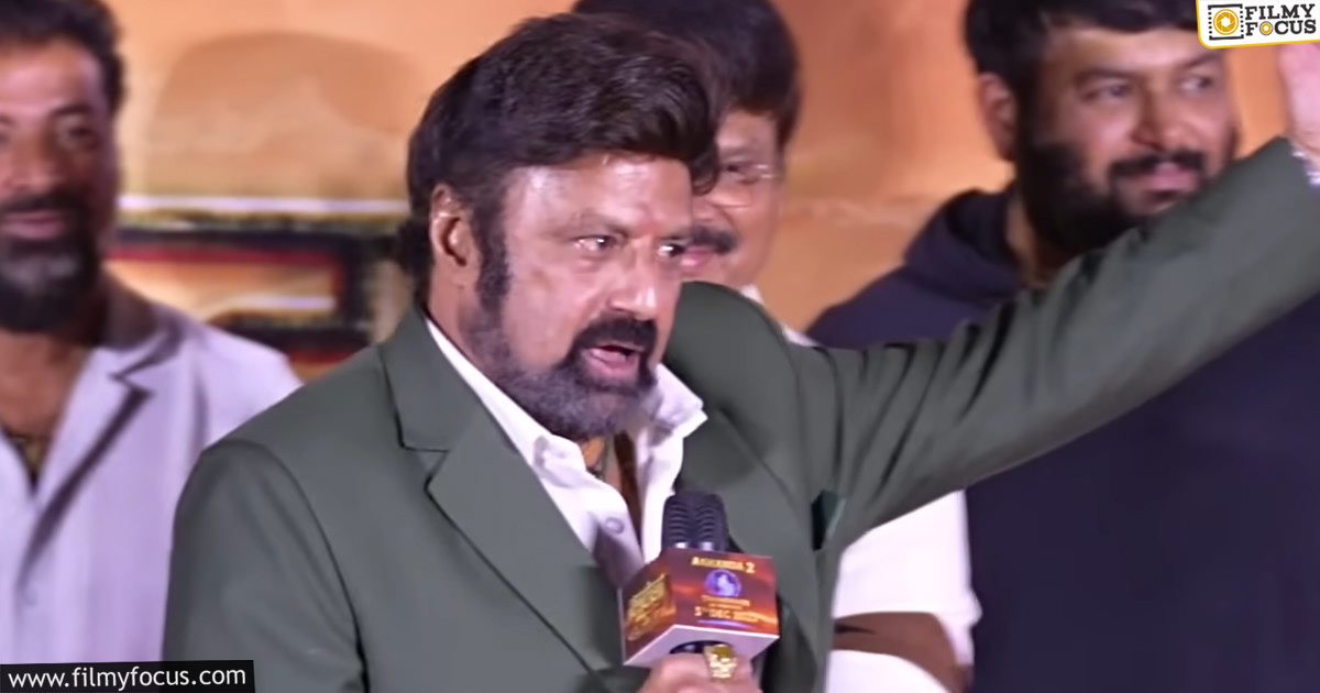 Balakrishna comments on second innings