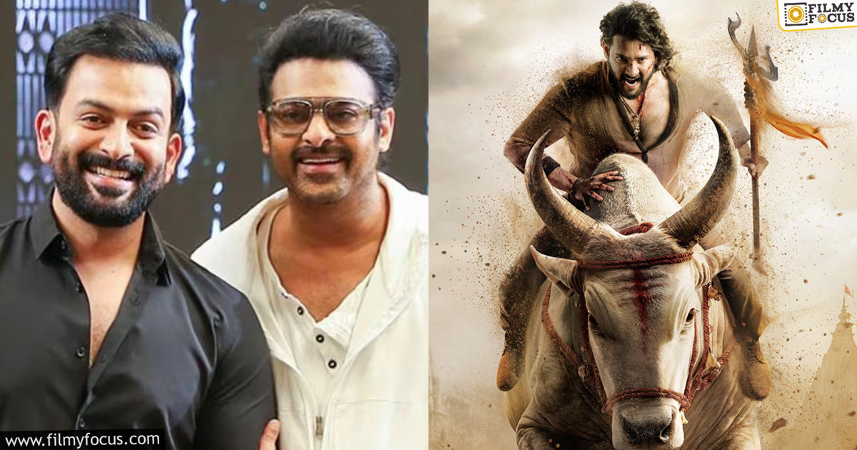 Prithviraj Sukumaran About Prabhas Help For Varanasi Movie