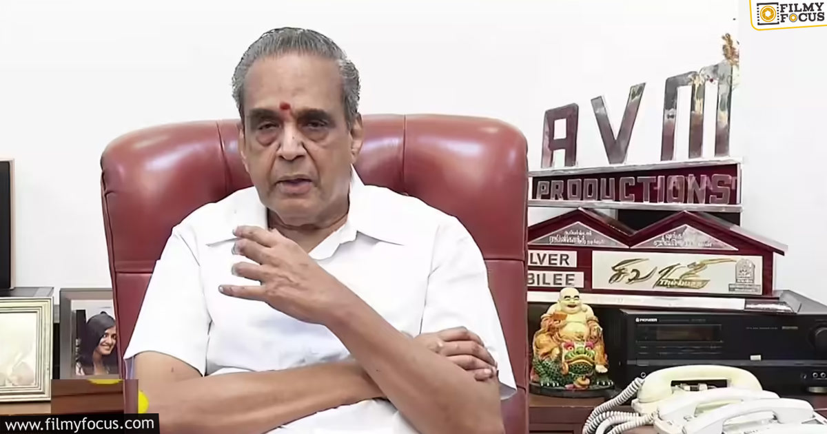 AVM Saravanan is no more