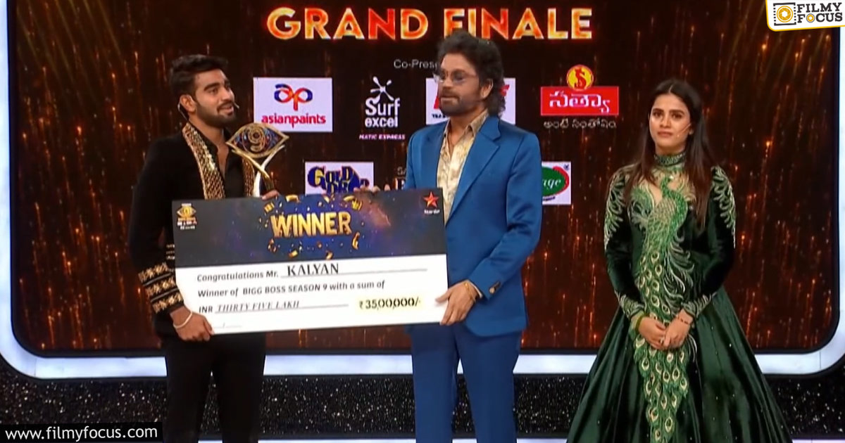 Kalyan Padala is the winner of Bigg Boss 9 Telugu Show